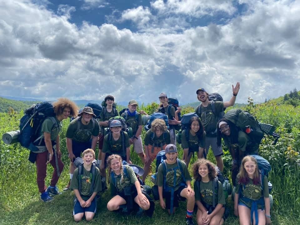 Hiking Group at Lake Logan Conference Center